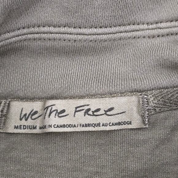 Free People We The Free Long Sherpa Shacket Coat Jacket Medium Oversized NWT - Picture 9 of 11